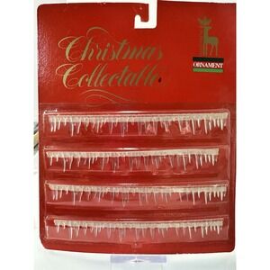 Santas Best Christmas Collectable Ornament Glitter Snow For Village Or Crafts 6"